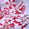 alt="decorazione-handmade-feltro-albero-natale-poinsettia-stella-di-natale"