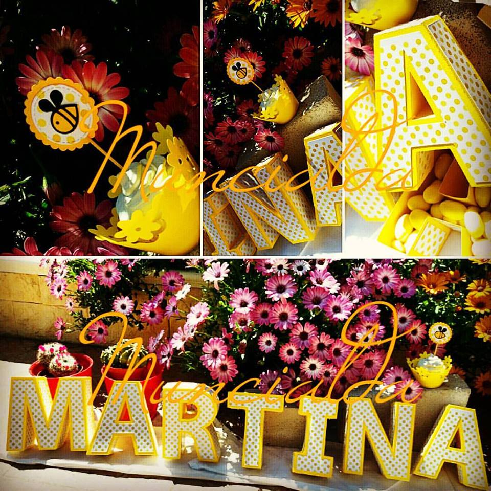 Scatole lettere 3d: MARTINA