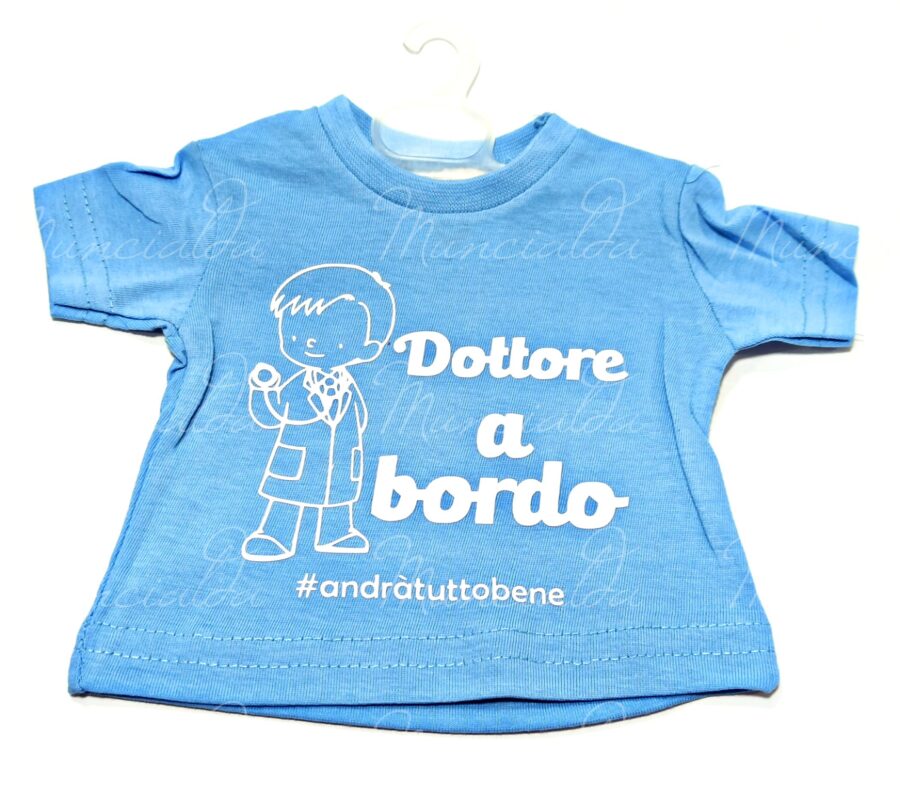 mini t-shirt a bordo