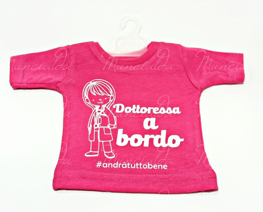 mini t-shirt a bordo