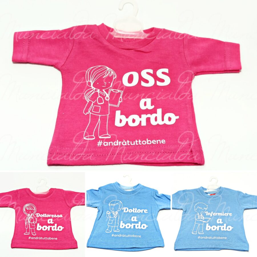 mini t-shirt a bordo