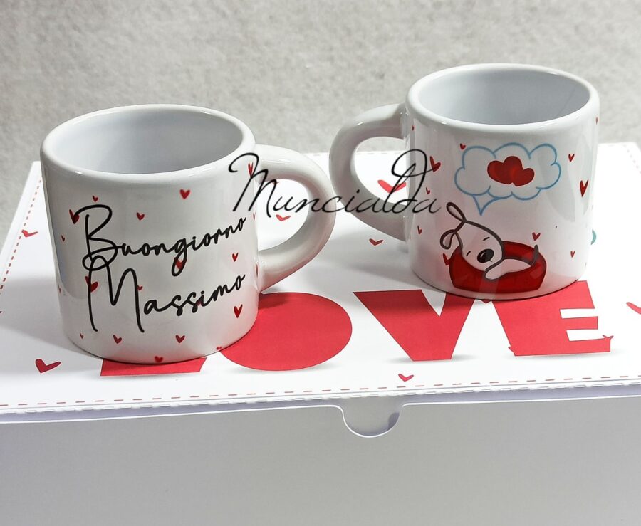 confezione regalo tazzine caffè