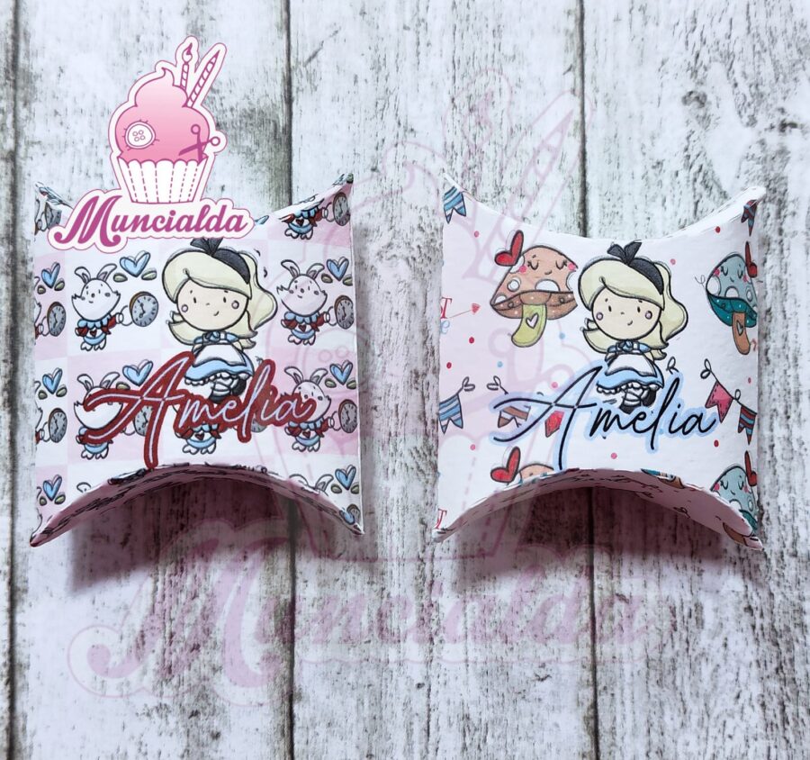 Scatoline PILLOW cremini Alice nel paese delle meraviglie