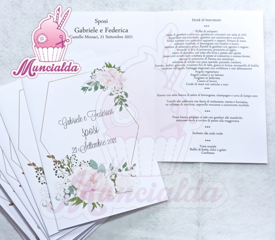 menu ristorante personalizzato