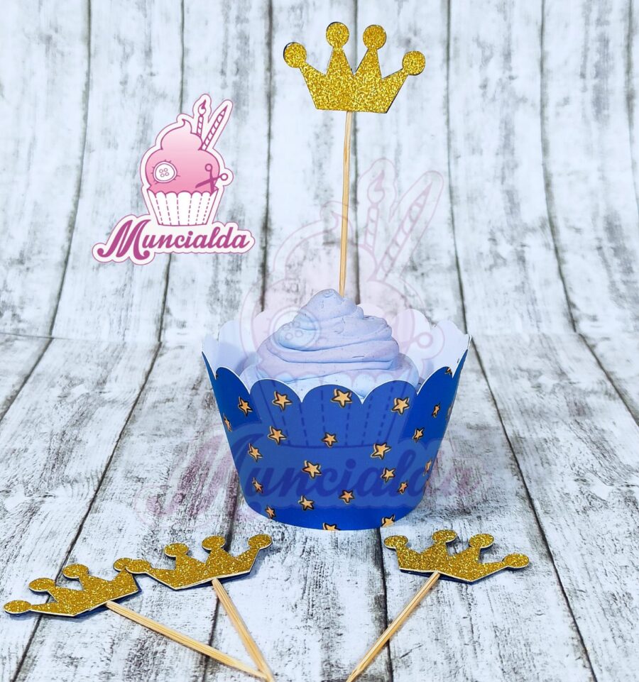 cupcake topper coroncina