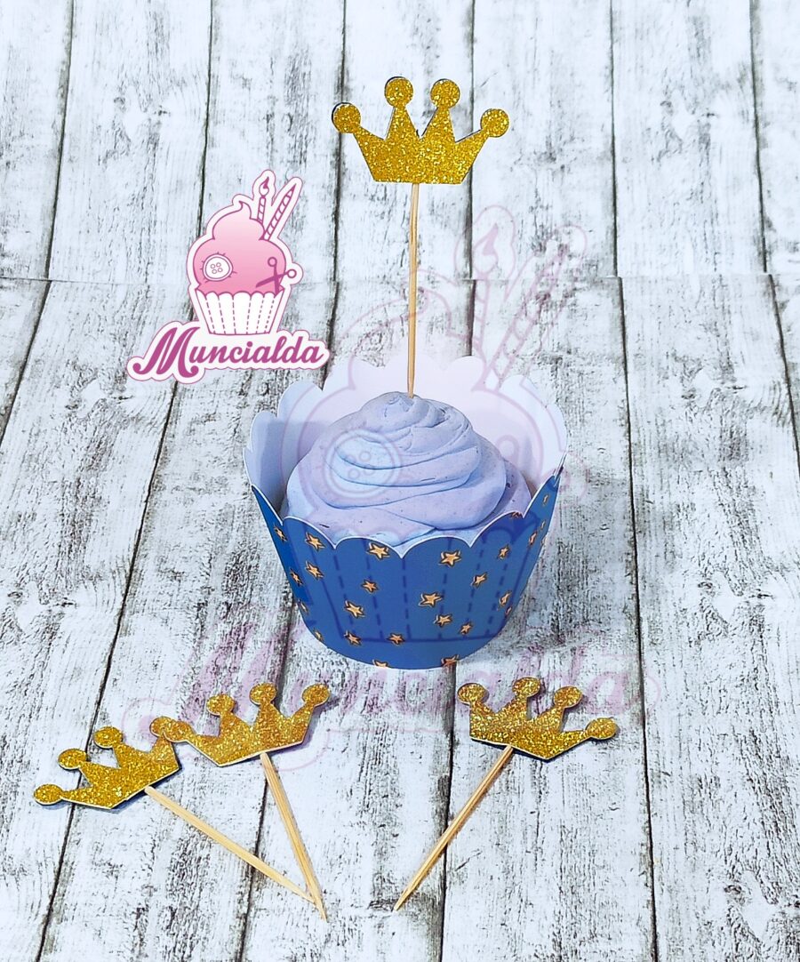 cupcake topper coroncina