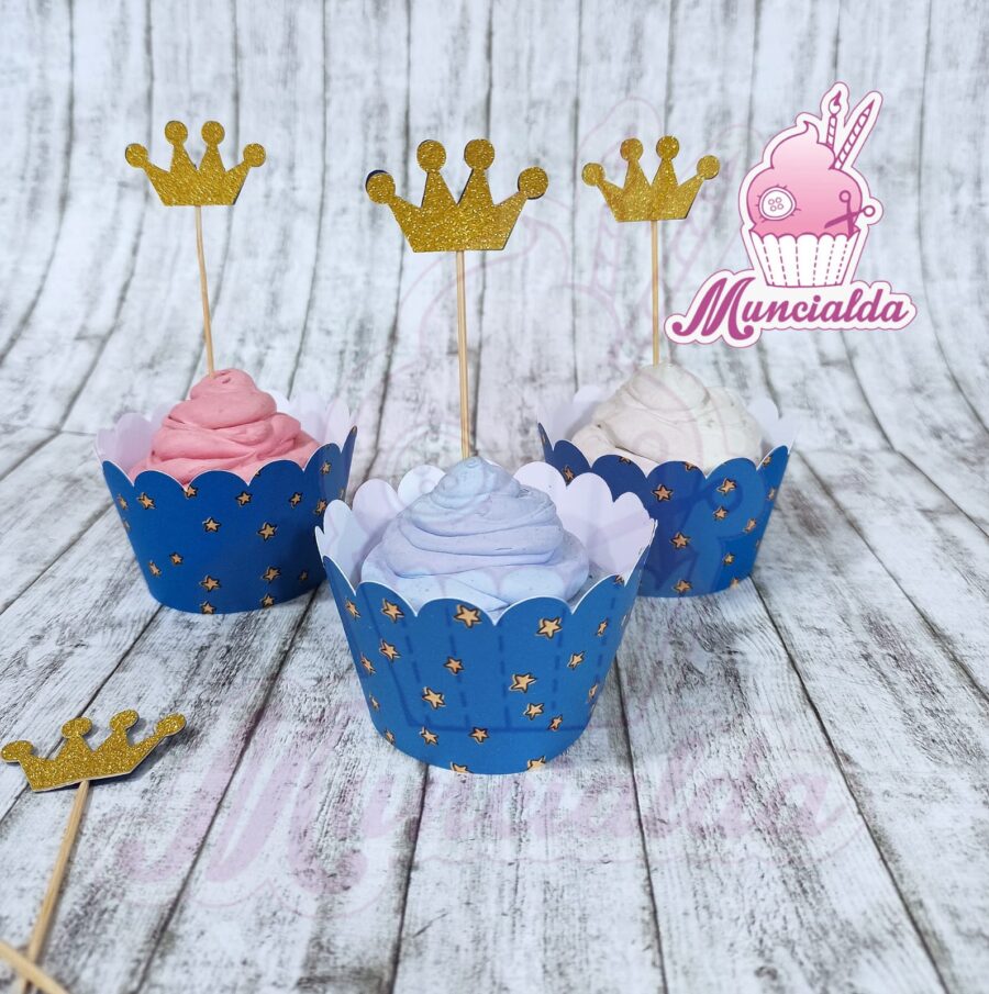 cupcake topper coroncina