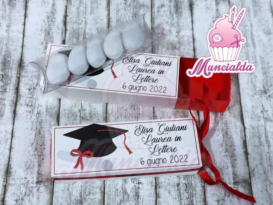 Scatolina porta confetti Laurea