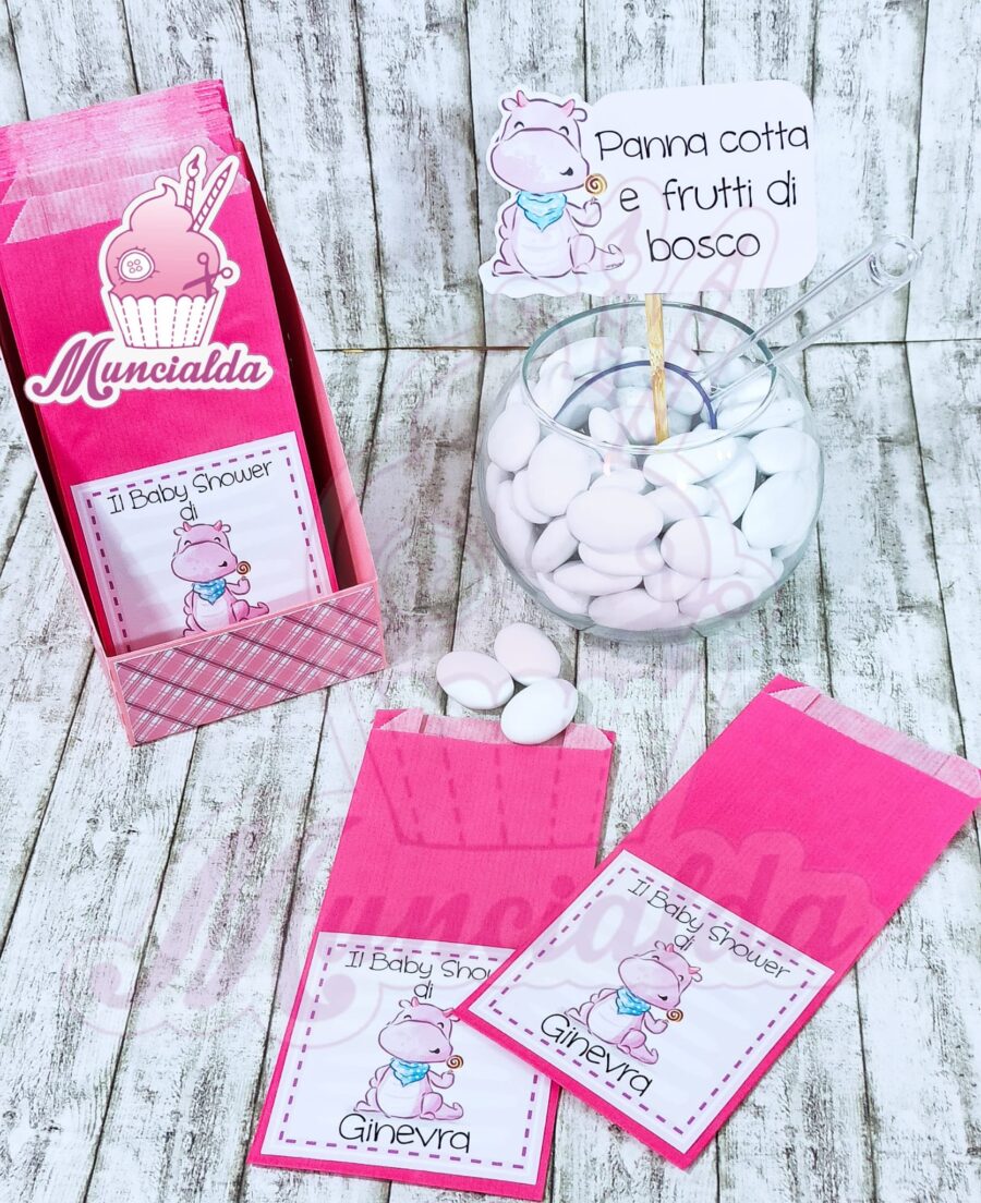 sacchetti confetti baby shower