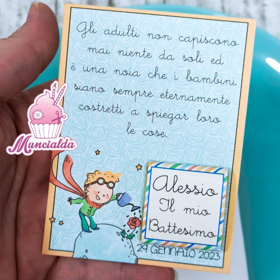 Piccolo Principe cioccolatini personalizzati