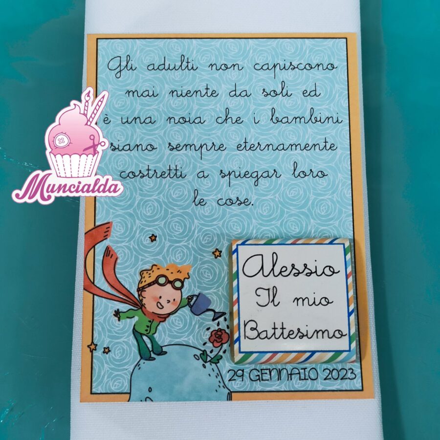 Piccolo Principe cioccolatini personalizzati