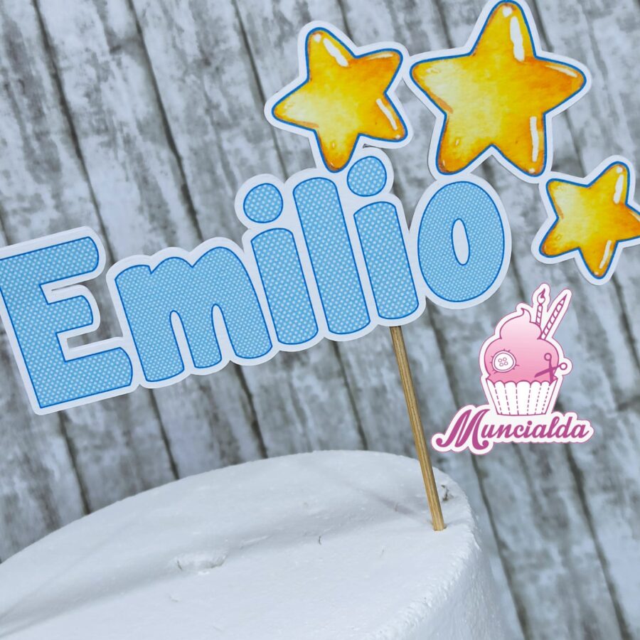 cake topper elefantino