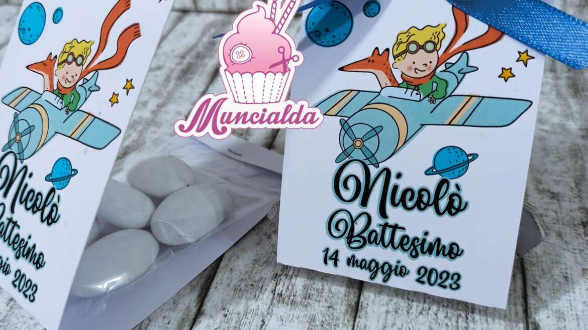 Bustine portaconfetti Piccolo Principe: i confetti in confezioni originali