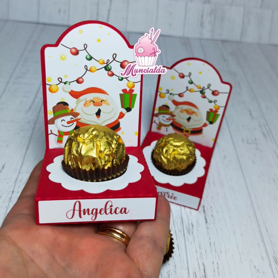 Segnaposto cioccolatino Natale