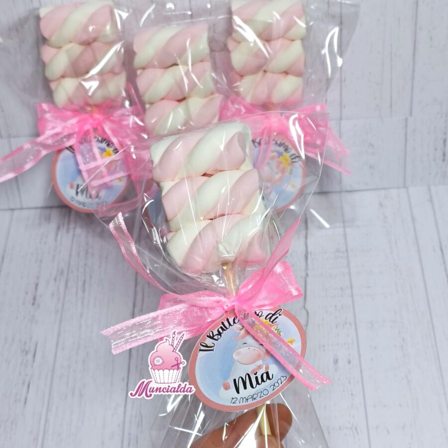 spiedini marshmallow personalizzati