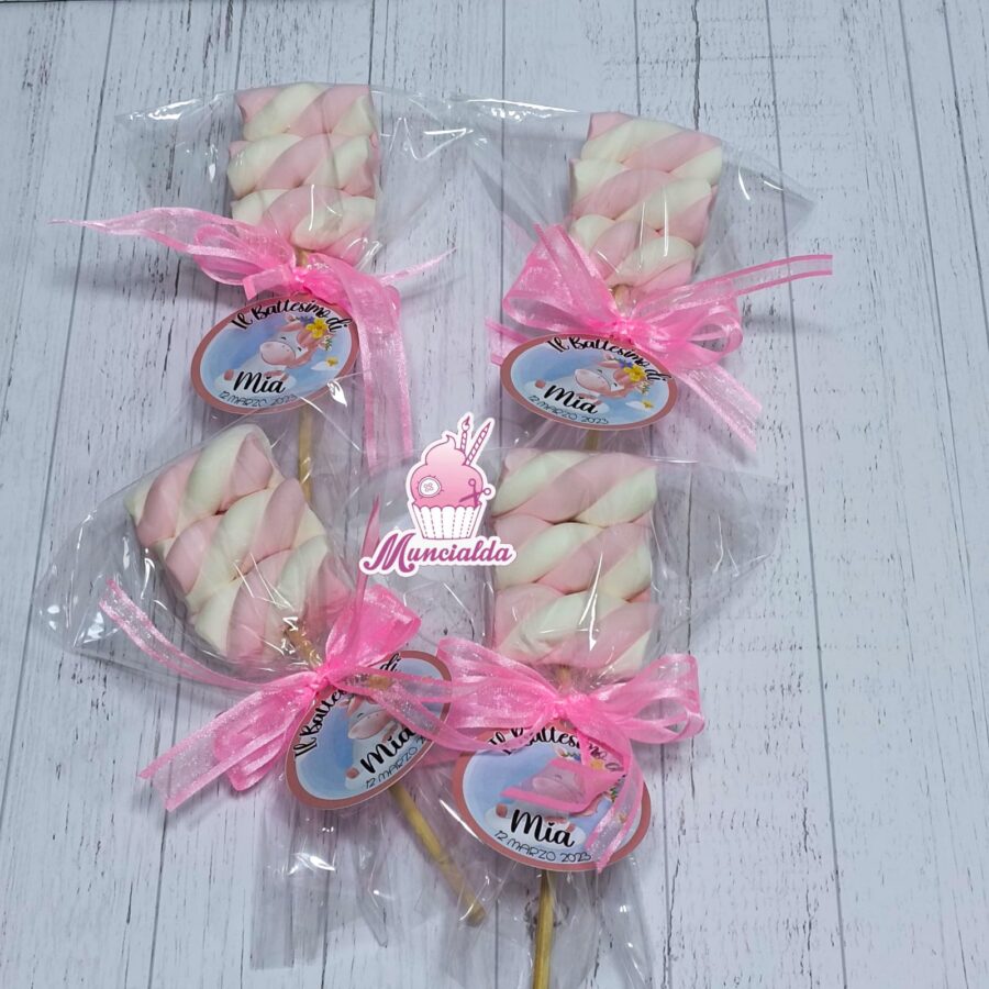 spiedini marshmallow personalizzati