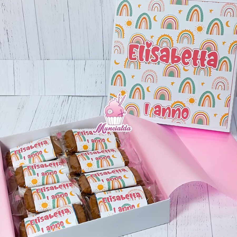 Scatola biscotti personalizzati